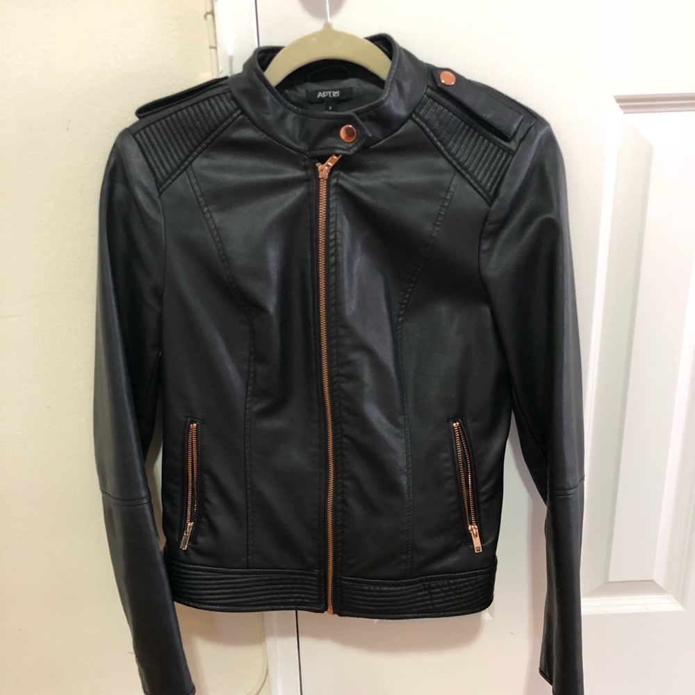 Apt 9 Leather moto jacket